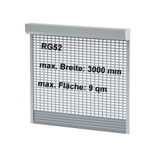 Sicherheits Rollgitter, 52x13 mm, stranggepresst