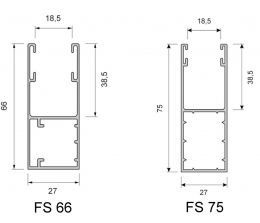 Sicherheits Rollgitter, 52x13 mm, stranggepresst