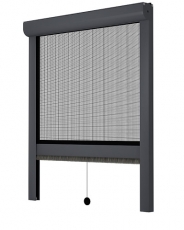 Fliegengitter Rollo,      Fensterversion