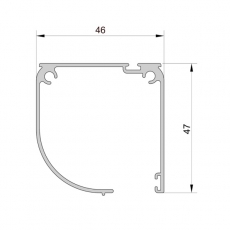 Fliegengitter Rollo,      Fensterversion