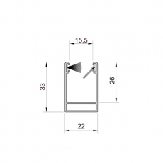 Fliegengitter Rollo,      Fensterversion