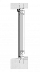 Fliegengitter Rollo,      Fensterversion