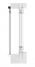 Fliegengitter Rollo,      Fensterversion